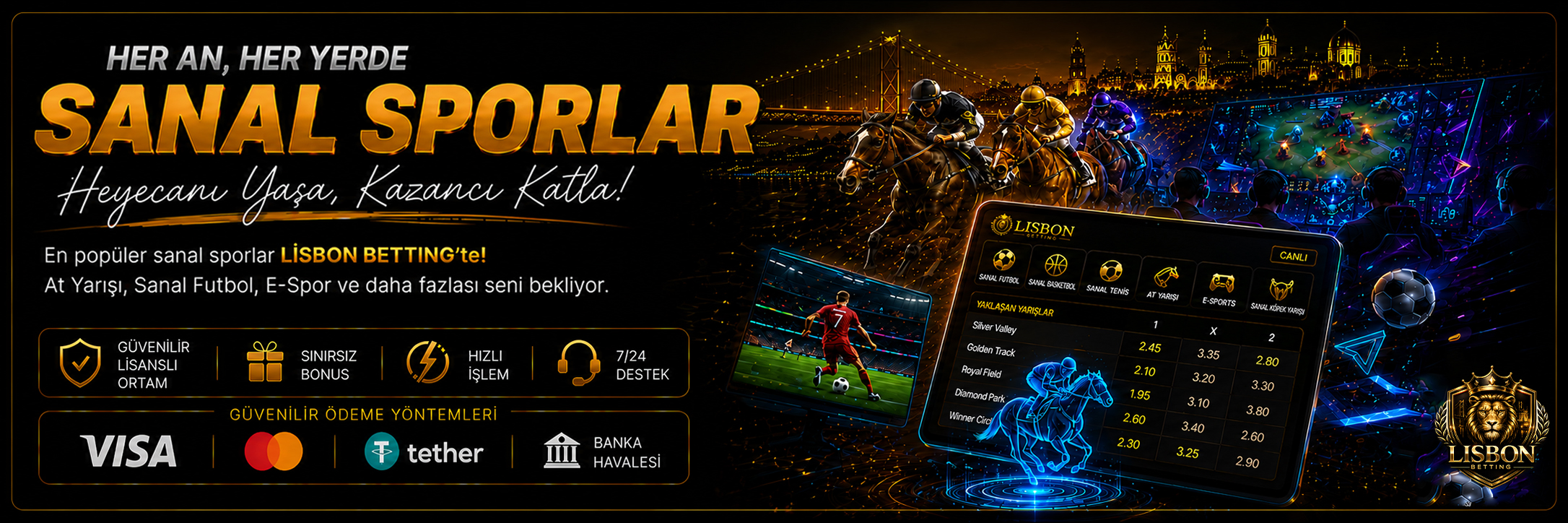 lisbon betting sanal sporlar